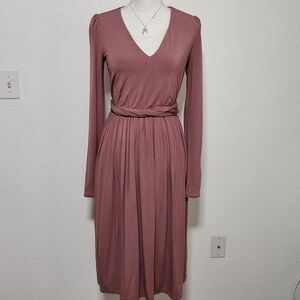 Rebecca Taylor midi Dress modale spandex blend size xs